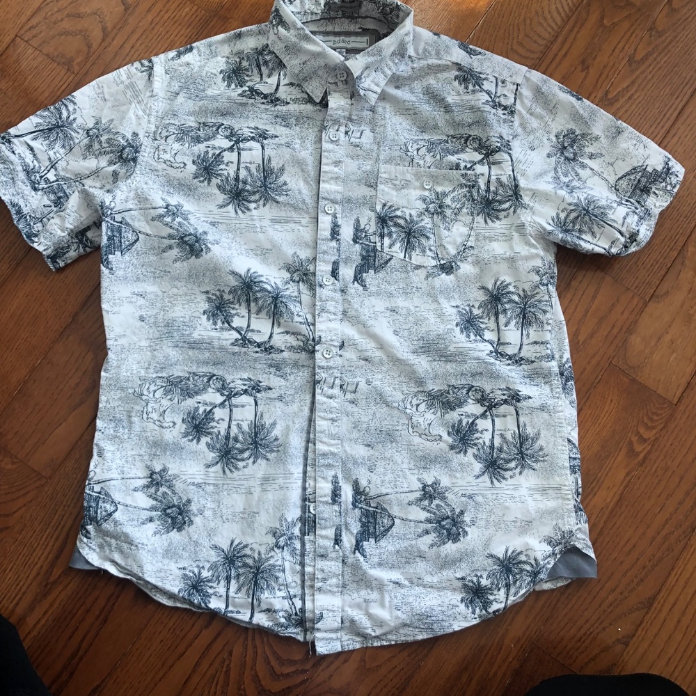* PD&C classic Fit Small casual dress shirt